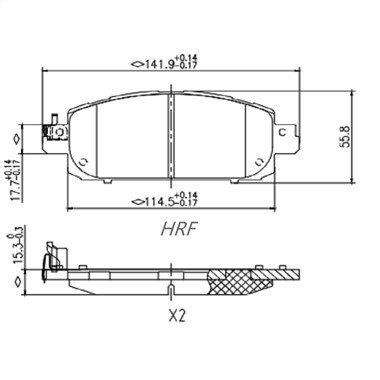 Спирачни накладки за Renault Captur