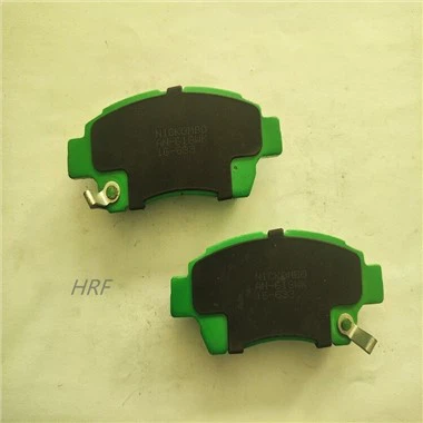 Спирачни накладки със зелено защитно покритие