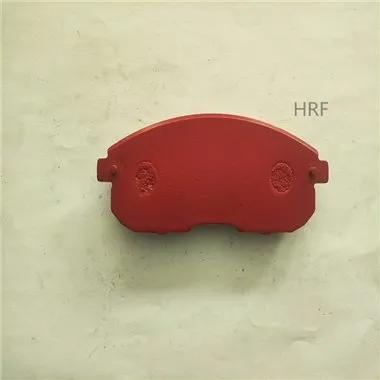 Спирачни накладки с червено защитно покритие