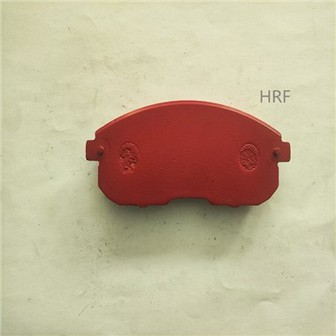 Спирачни накладки с червено защитно покритие